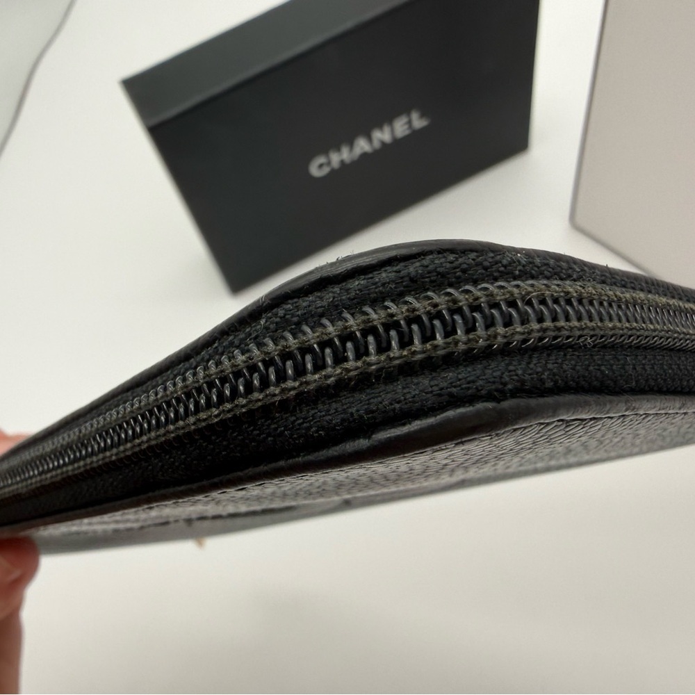 Chanel Caviar Large Timeless CC Zip Around Wallet - Picture 6 of 15